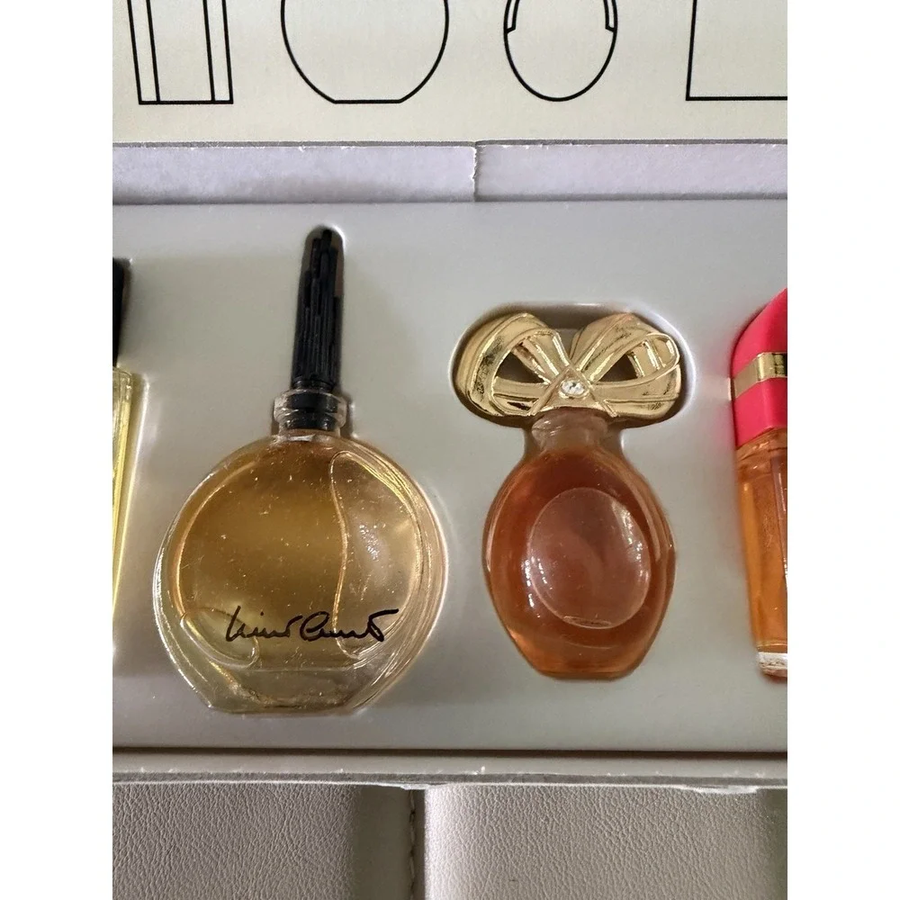 Vtg Mini Perfumes Gift Set 6pcs, Chloe, Scherrer,Red Door, White Diamonds & More